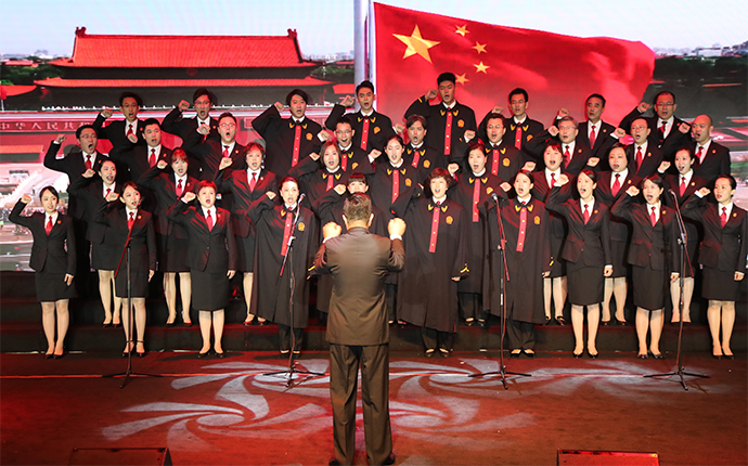 天津市高级人民法院干警合唱原创歌曲《永恒的信仰》